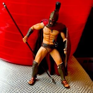Gladiator fighter hard plastic figure very detailed